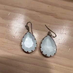 Womens white earrings